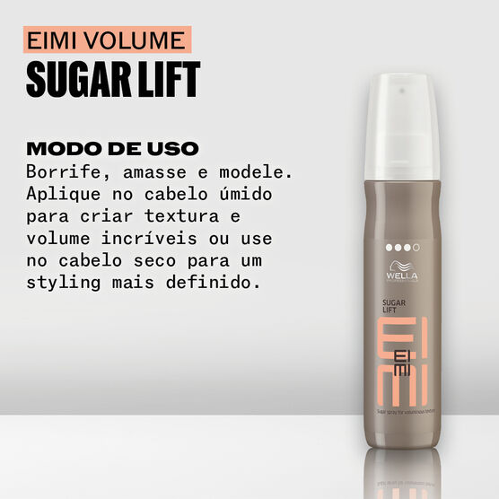Spray Finalizador para Brilho e Volume Wella EIMI Sugar Lift